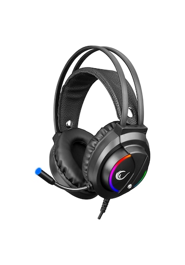 Rampage Fitment KM-GX7 Kablolu Gökkuşağı Aydınlatmalı Klavye + Mouse + Kulaklık + Mouse Pad