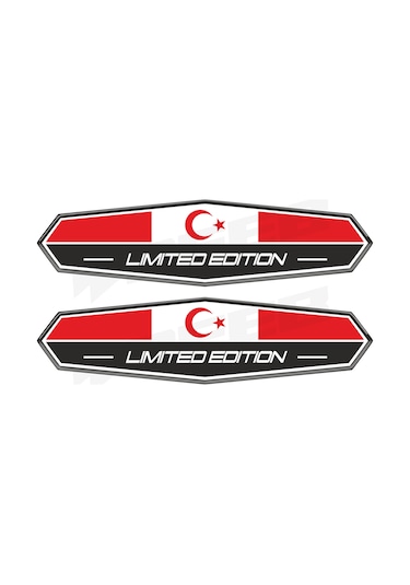 Limited Edition Türkiye 3 Boyutlu Damla Sticker