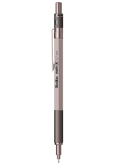 Scrikss Matri-x Versatil 0.7 Mm Metalik Gri Şeffaf Amb.