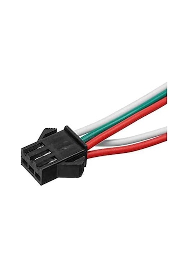 10 Adet Jst Sm 3 Pin Konektör Led Güç Erkek Dişi Sm Bağlantı Kablo Adaptör Ws2812b Ws2812 Ws2811 Led Işık Şeridi Kırmızı - Yeşil - Beyaz
