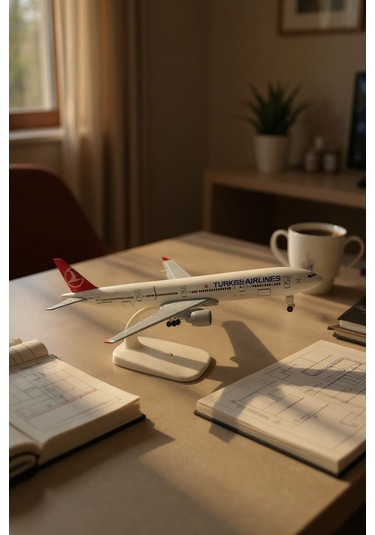 Frefly 16cm Türk Hava Yolları Boeing 777 Uçak Modeli Planel Uçak Döküm Metal 1/400 Ölçekli Uçaklar