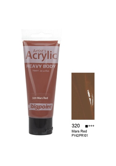 Bigpoint Akrilik Boya 75 ml Mars Red 320