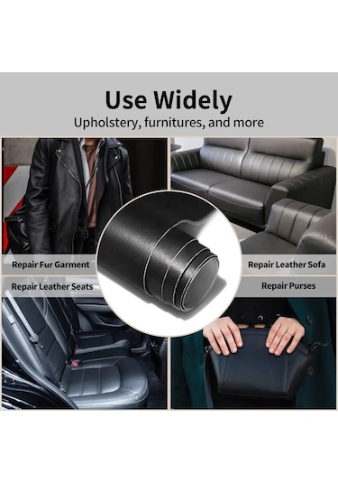 Kendinden Yapışkanlı Deri Tamir Yama Bandı Kendinden Yapışkanlı Ev Dıy Düzeltme White 50cm X 68cm