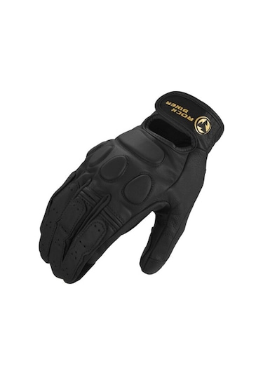 Motosiklet Retro Deri Eldiven Korumalı Dokunmatik Ekran