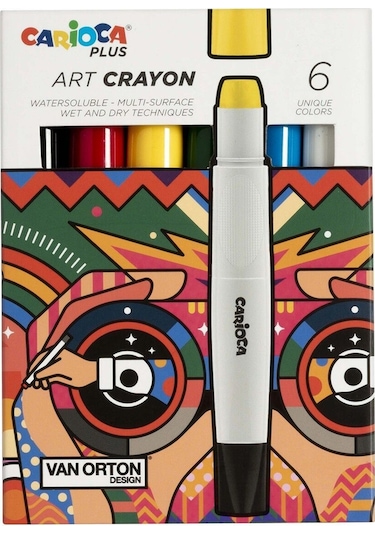 Carioca Plus Art Crayon Boya 6lı Çok Renkli