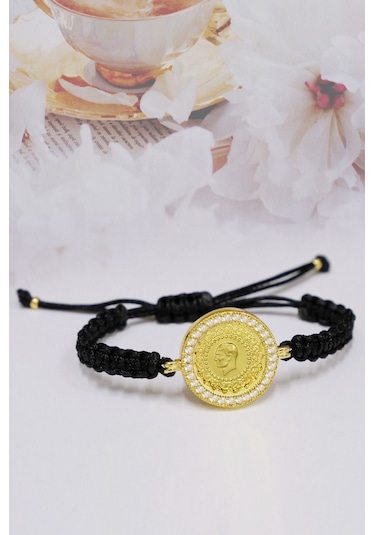 Ipli Çeyrekli Bileklik N11.12329 Sarı Altın