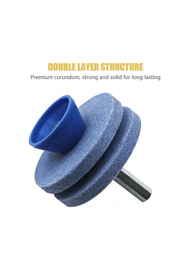 Yuntech01 Pembe/ Mavi Seçenekli 7mm Uçlu Dayanıklı Korumlu Çim Biçme Makinesi Bıçak Taslaştırıcı