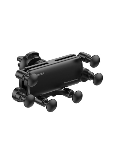 Essager V Tipi Süper Stabil Klipsli Araç İçi Telefon Tutucu, 360 Derece Dönebilen Düşmez Titremez Telefon Tutucu