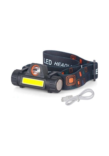 Büro Ev Ofis İş Güvenliği İçin Işıldaklı T6 Cree Led Işıklı Kafa Lambası Gri