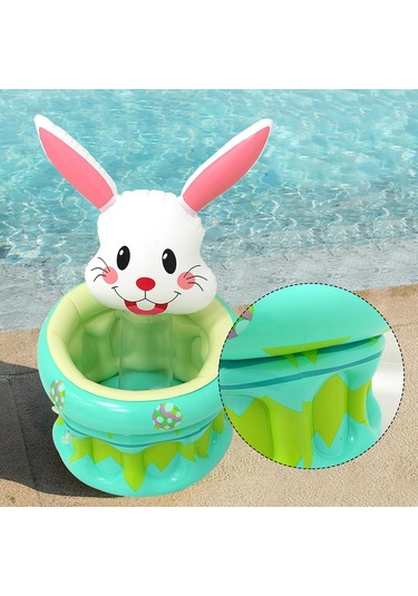 Suntek Şişme Havuz Parti Soğutucu Paskalya Tavşanı Çok Renkli