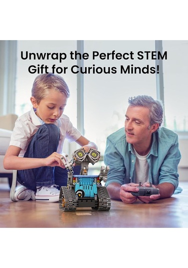 Sillbird 5'i 1 Arada Robot Yapım Seti Programlanabilir, Uzaktan Kumandalı Ve Eğitici Stem Oyuncağı Akıllı Oyuncaklar