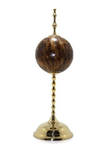 Pirinç Dünya Küre Kemikli