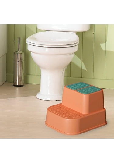 Flybuy Bosphorusboutique Çocuk Basamaklı Tabure - Multiuse Oyun Odası Sit - Yürümeye Başlayanlar İçin Kaymaz Ve Su Geçirmez Diğer