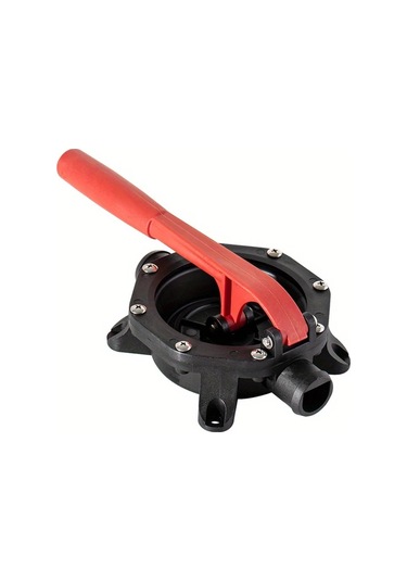 Motion003 1 Adet Siyah Kırmızı Diyafram Tipi Manuel Pompa El Pompası Abs Malzeme Yağ Su Atık Su Transferi