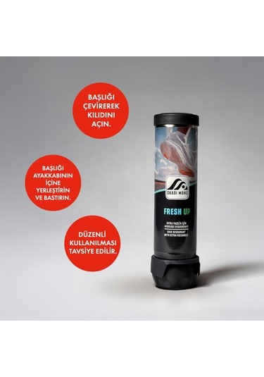 Skadi Mons Ayakkabı Deodorantı Fresh Up Siyah