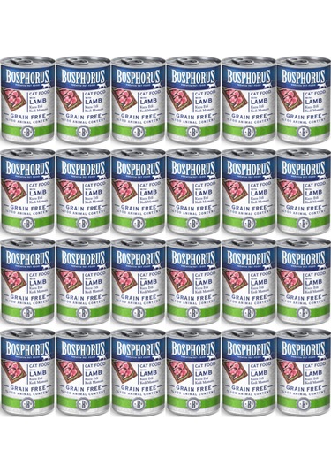 Bosphorus Kuzu Etli Kedi Konserve Maması 48 X 415 Gr Parça Etli