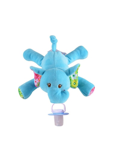 Sozzy Toys Emzikli Mavi Fil