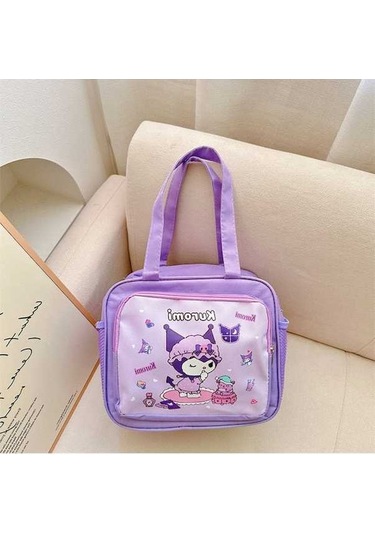 Pazly Öğle Yemeği Kutusu Çantası, Kolomy Bento Çantası Açık Mor Renk Açık Mor