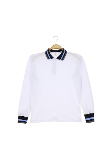 Erkek Çocuk Sweatshirt Okul BEYAZ