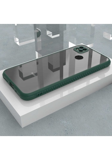 Teknocep Redmi 9c Kılıf Kaff Kapak - Kırmızı Kirmizi