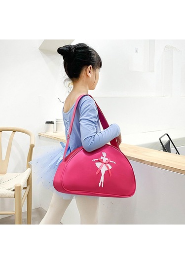 Suntek Bale Dans Çantası Spor Latin Jimnastiği Için Kırmızı Gül