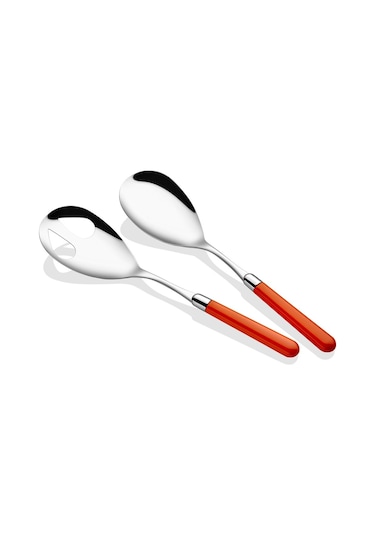 Rivadossi Pastello Turuncu Salata Servis Seti