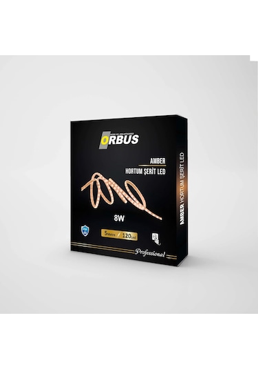 Orbus Amber Hortum Şerit Led 8w - 5 Metre