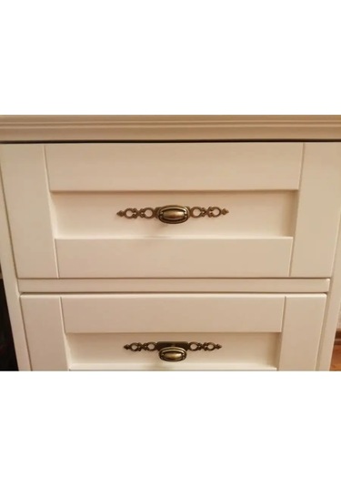 Centr Mebel'noj Furnitury Bronz Renkli Şeritli Mobilya Düğmesi 2 Adet 105866132 Bronz Rengi