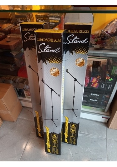 Mikrofon Standı Ayaklığı + D-sound Dinamic Mikrofon + Mic Kablosu Seti