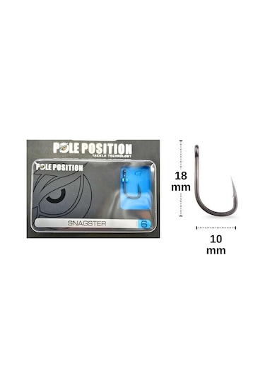 Gamakatsu Pole Position Snagster No:6 Sazan İğnesi 10 Adet