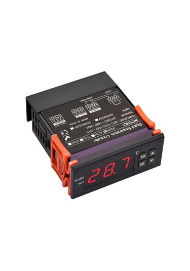 Monyee Wk7016c1 Akıllı Sıcaklık Kontrol Cihazı - 5a 220v - Isıtma/soğutma Otomatik Değişim - Hassas Algılama - Gecikme Koruması - Veri Kilidi - Abs Malzeme