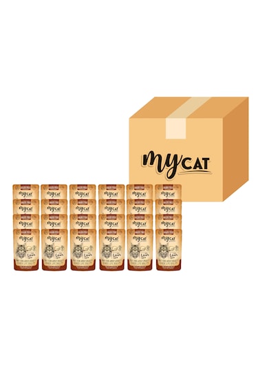 Mycat Ciğerli Pouch Yetişkin Kedi Maması 24 x 85 G