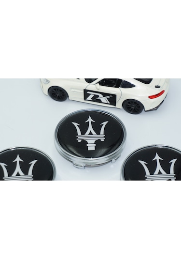 Dk Tuning Maserati Siyah Jant Göbeği Kapak Seti 60mm