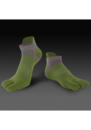 Homyl Erkekler Ve Kadınlar Için Ayak Bileği Çorap Pamuklu Yeşil