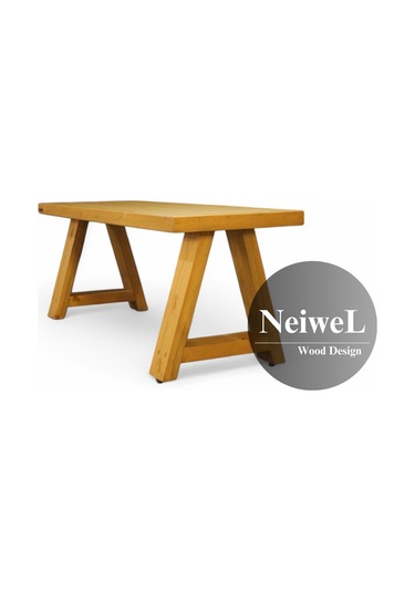 Neiwel Garden Nua Doğal Ahşap Bahçe Bank-40-60 Açık Ceviz