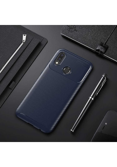 Huawei P20 Lite Kilif Karbon Silikon Case 389460410
