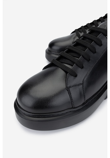Valmenti Erkek Hakiki Deri Sneakers & Spor Ayakkabı 771 35110 Erk Ayk Y25 Sıyah Dr/syh Siyah