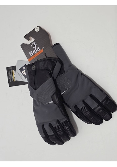 Bela Explorer Winter Wp Su Geçirmez Kışlık Motosiklet Eldiveni L Beden Siyah/gri