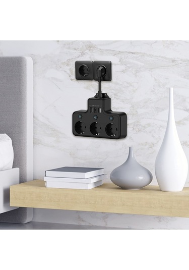 Ganzhoushop Usb Suntek Priz Genişletici Bağlantı 3 En Klemensli