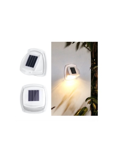 Singree 2'li Paket Güneş Enerjili Led Dış Mekan Aydınlatma, Su Geçirmez Bahçe Ve Merdiven Aydınlatması