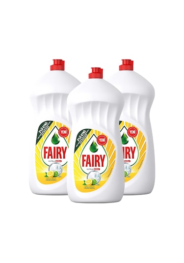 Fairy Sıvı Bulaşık Deterjanı Limon 1500 ml x 3 Adet