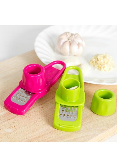 Kırmızı Renkli Yaratıcı Basit Eziyet Sarımsak Zencefil Cihazı Mutfak Aletleri Değirmen Mutfak Aksesuarları