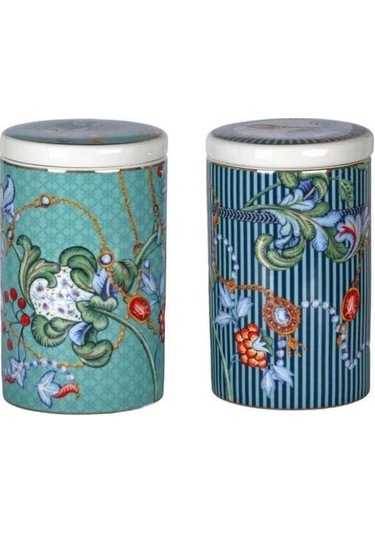 Lucky Art Chantelle Bone 2li Kavanoz Seti 15cm Mavi