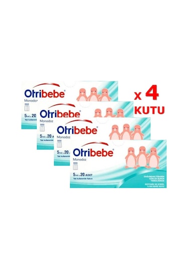 Otribebe Monodoz Deniz Suyu 5 ML 20 Flakon x 4 Kutu