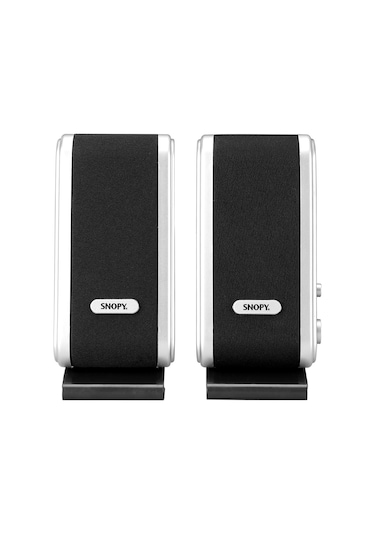 Snopy Sn-820 2.0 Siyah/Gümüş Lcd İnce Tasarım Usb Speaker