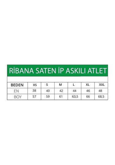 Ceylanoğlu Kadın Ribana İp Askılı Atlet 001 6'lı