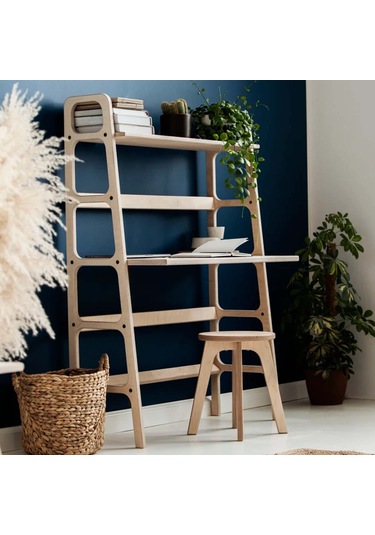 Woodesk Harmonia Ahşap Çalışma Masası, Natural Renk, Cpt4635-100 Naturel