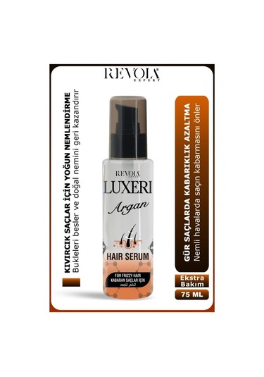 Luxeri Kabaran Saçlar İçin Saç Bakım Serumu 75 Ml Argan