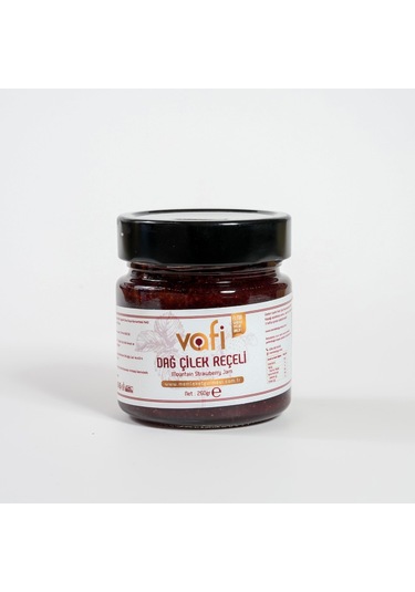 Vafi Şekersiz Dağ Çileği Reçeli 260 Gr-10317