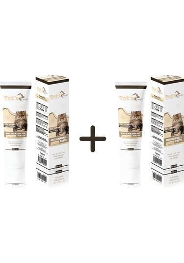 Vets Health Anti-Hairball Paste Kediler İçin Tüy Yumağı Önleyici Paste 2 x 100 G
